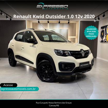 RENAULT KWID 1.0 12V SCE FLEX OUTSIDER MANUAL